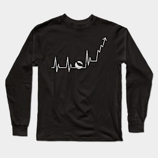 Heartbeat LUNC to the moon Distressed Long Sleeve T-Shirt